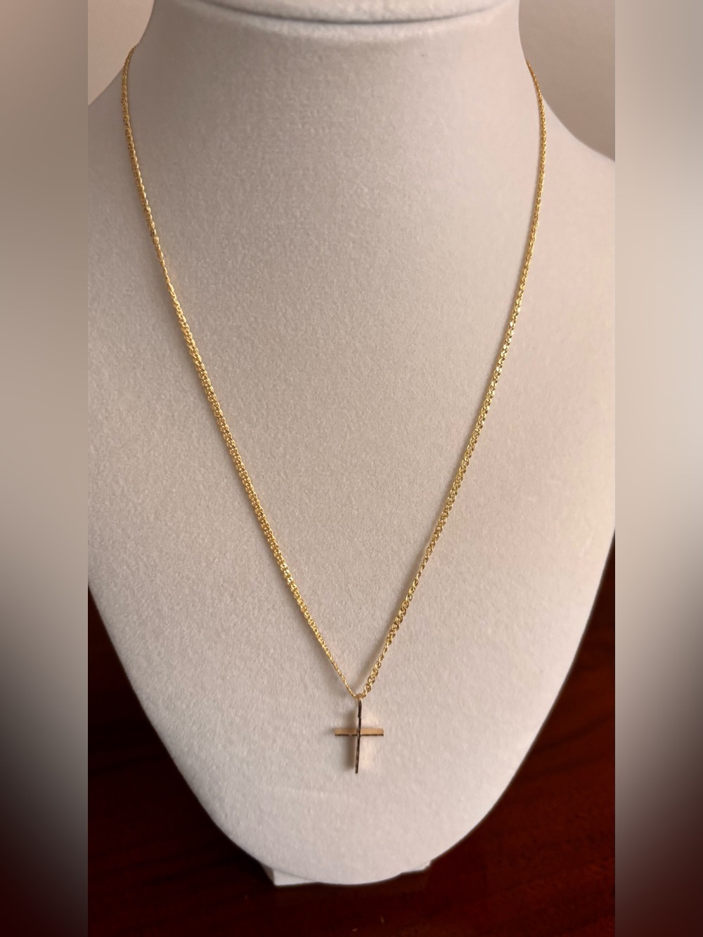 Classic 10k Gold Cross Pendant Necklace - Women Jewelry